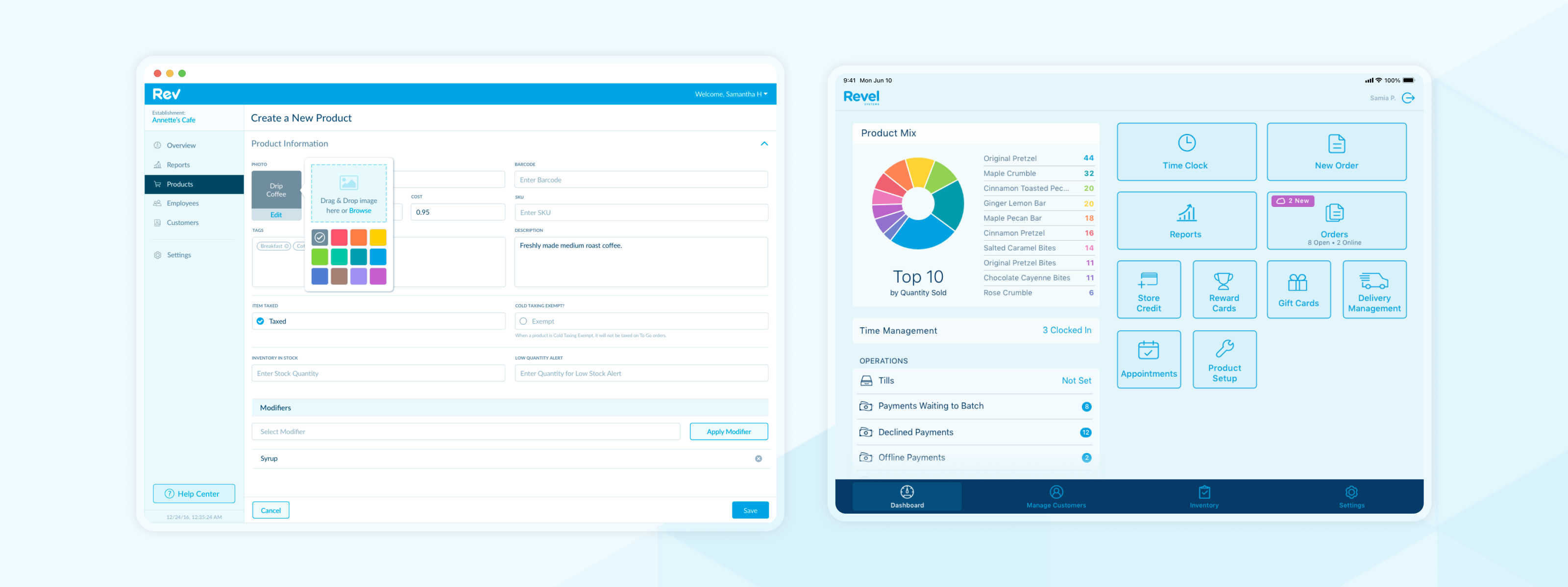 Revel Systems — iOS POS and Back Office